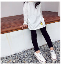 Load image into Gallery viewer, Baby Kid Girls Solid Color Muslin&amp;Ribbed Leggings Wholesale 22080909
