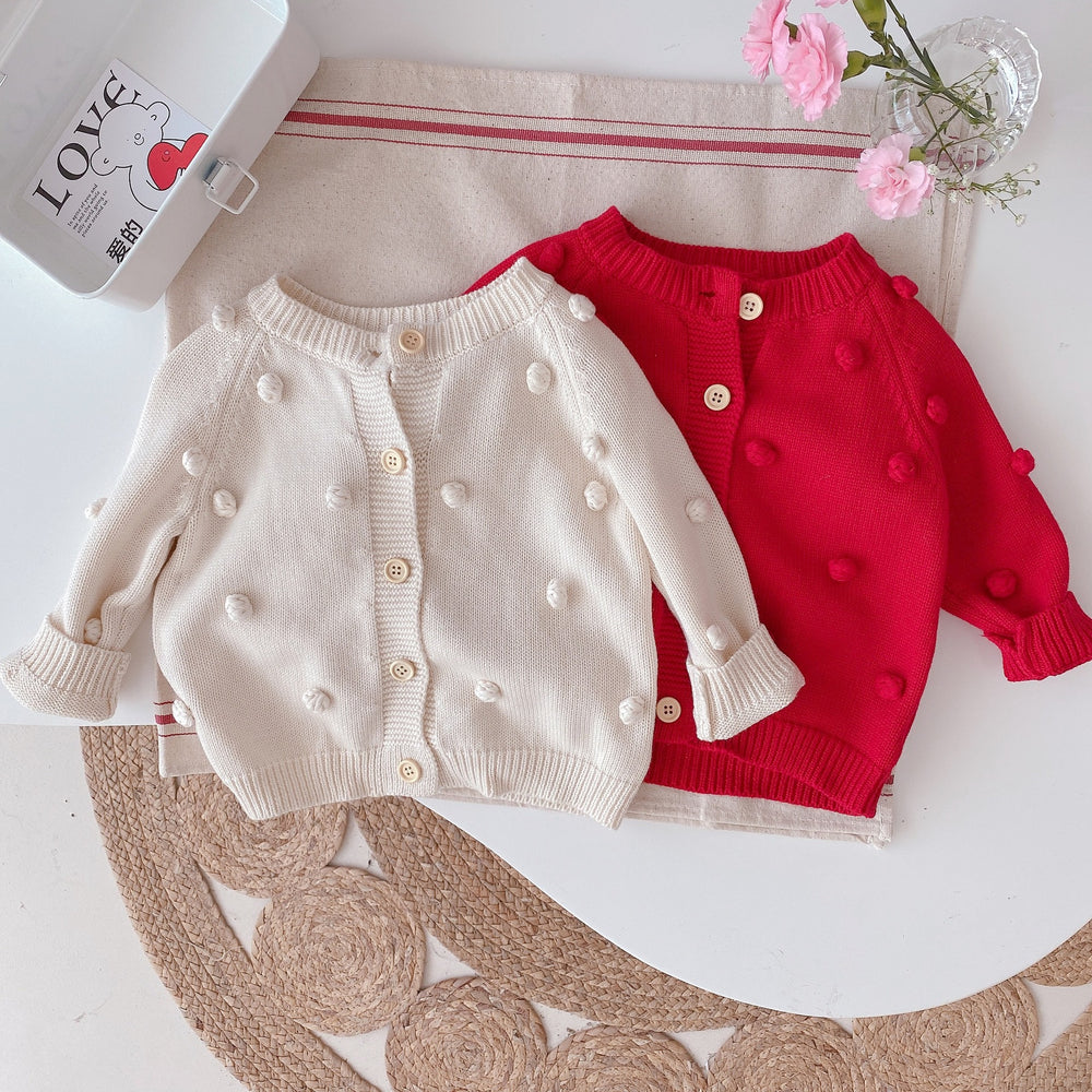 Baby Kid Girls Solid Color Cardigan Wholesale 220809215