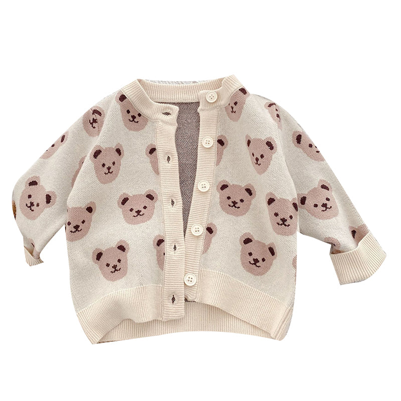Baby Kid Unisex Animals Crochet Cardigan Wholesale 220809266