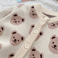 Load image into Gallery viewer, Baby Kid Unisex Animals Crochet Cardigan Wholesale 220809266

