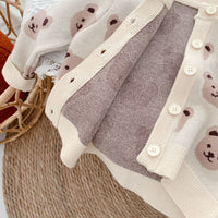 Load image into Gallery viewer, Baby Kid Unisex Animals Crochet Cardigan Wholesale 220809266

