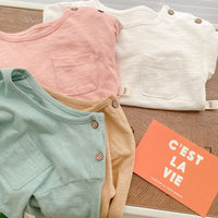 Load image into Gallery viewer, Baby Kid Unisex Solid Color Tops Wholesale 220809530
