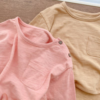 Load image into Gallery viewer, Baby Kid Unisex Solid Color Tops Wholesale 220809530
