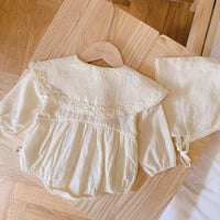 Load image into Gallery viewer, Baby Girls Flower Rompers Wholesale 22080955
