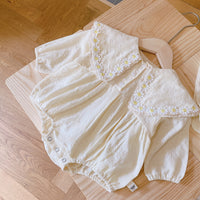 Load image into Gallery viewer, Baby Girls Flower Rompers Wholesale 22080955
