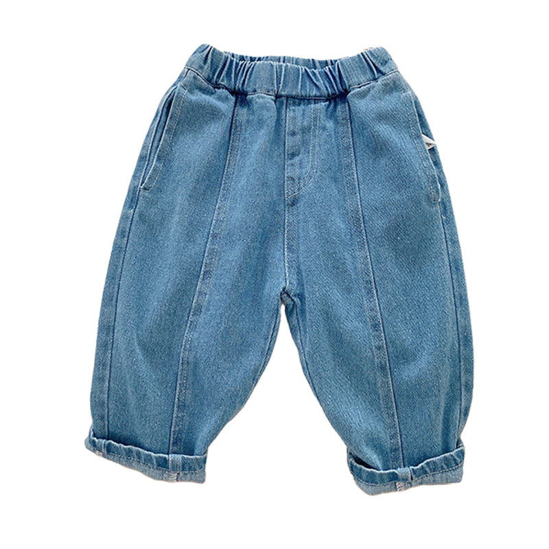 Baby Kid Unisex Solid Color Pants Wholesale 220809554