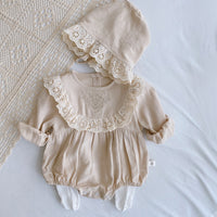 Load image into Gallery viewer, Baby Girls Lace Embroidered Rompers Wholesale 22080960
