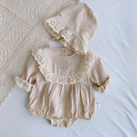 Load image into Gallery viewer, Baby Girls Lace Embroidered Rompers Wholesale 22080960
