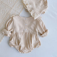 Load image into Gallery viewer, Baby Girls Lace Embroidered Rompers Wholesale 22080960
