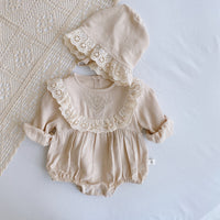Load image into Gallery viewer, Baby Girls Lace Embroidered Rompers Wholesale 22080960
