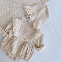Load image into Gallery viewer, Baby Girls Lace Embroidered Rompers Wholesale 22080960
