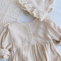 Load image into Gallery viewer, Baby Girls Lace Embroidered Rompers Wholesale 22080960
