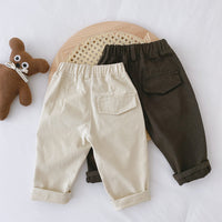 Load image into Gallery viewer, Baby Kid Boys Solid Color Pants Wholesale 22080981
