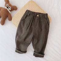 Load image into Gallery viewer, Baby Kid Boys Solid Color Pants Wholesale 22080981

