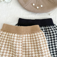 Load image into Gallery viewer, 2 Pieces Set Baby Kid Girls Houndstooth Jackets Outwears And Shorts Wholesale 220811115

