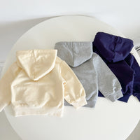 Load image into Gallery viewer, Baby Kid Unisex Solid Color Letters Hoodies Swearshirts Wholesale 220811258
