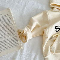 Load image into Gallery viewer, Baby Kid Unisex Solid Color Letters Hoodies Swearshirts Wholesale 220811258
