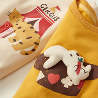 Load image into Gallery viewer, Baby Kid Unisex Letters Animals Cartoon Print Hoodies Swearshirts Wholesale 284112393
