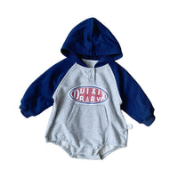 Load image into Gallery viewer, Baby Girls Letters Color-blocking Rompers Wholesale 220811270
