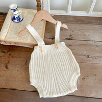 Load image into Gallery viewer, Baby Unisex Solid Color Knitwear Rompers Wholesale 220811277
