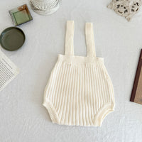 Load image into Gallery viewer, Baby Unisex Solid Color Knitwear Rompers Wholesale 220811277
