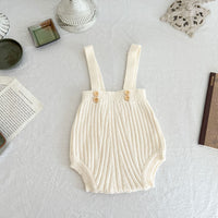 Load image into Gallery viewer, Baby Unisex Solid Color Knitwear Rompers Wholesale 220811277
