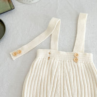 Load image into Gallery viewer, Baby Unisex Solid Color Knitwear Rompers Wholesale 220811277
