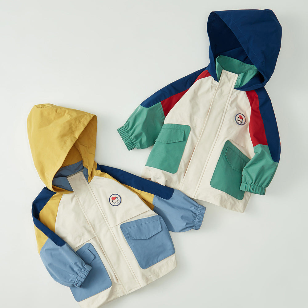 Baby Kid Unisex Color-blocking Embroidered Jackets Outwears Wholesale 220811283