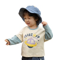 Load image into Gallery viewer, Baby Kid Unisex Letters Color-blocking Cartoon Print Tops Wholesale 220811307
