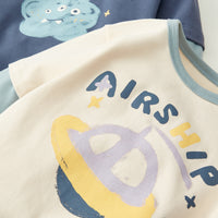 Load image into Gallery viewer, Baby Kid Unisex Letters Color-blocking Cartoon Print Tops Wholesale 220811307
