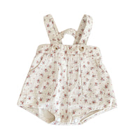 Load image into Gallery viewer, Baby Kid Girls Flower Print Rompers Wholesale 220811312
