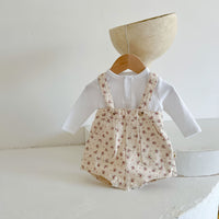 Load image into Gallery viewer, Baby Kid Girls Flower Print Rompers Wholesale 220811312

