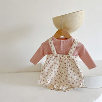 Load image into Gallery viewer, Baby Kid Girls Flower Print Rompers Wholesale 220811312

