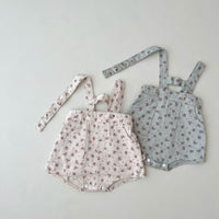 Load image into Gallery viewer, Baby Kid Girls Flower Print Rompers Wholesale 220811312

