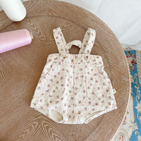 Load image into Gallery viewer, Baby Kid Girls Flower Print Rompers Wholesale 220811312
