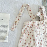 Load image into Gallery viewer, Baby Kid Girls Flower Print Rompers Wholesale 220811312
