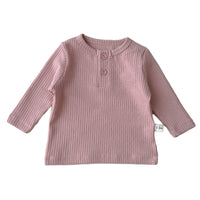 Load image into Gallery viewer, Baby Unisex Solid Color Muslin&amp;Ribbed Tops Wholesale 220811313
