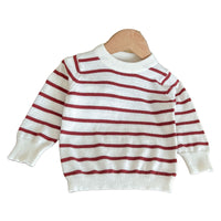Load image into Gallery viewer, Baby Kid Unisex Striped Crochet Sweaters Wholesale 220811316
