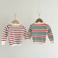 Load image into Gallery viewer, Baby Kid Unisex Striped Crochet Sweaters Wholesale 220811316
