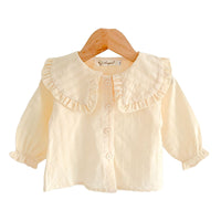 Load image into Gallery viewer, Baby Kid Girls Solid Color Blouses Wholesale 220811317
