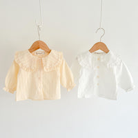 Load image into Gallery viewer, Baby Kid Girls Solid Color Blouses Wholesale 220811317
