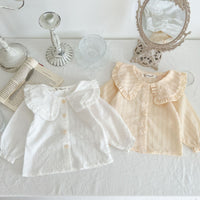 Load image into Gallery viewer, Baby Kid Girls Solid Color Blouses Wholesale 220811317
