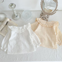 Load image into Gallery viewer, Baby Kid Girls Solid Color Blouses Wholesale 220811317
