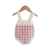 Load image into Gallery viewer, Baby Girls Checked Crochet Cardigan Knitwear Wholesale 22081148
