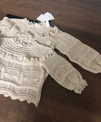 Load image into Gallery viewer, Baby Kid Girls Solid Color Sweaters Wholesale 22081155

