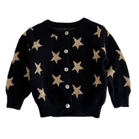 Load image into Gallery viewer, Baby Girls Star Print Cardigan Wholesale 22081159
