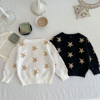 Load image into Gallery viewer, Baby Girls Star Print Cardigan Wholesale 22081159
