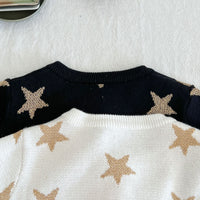 Load image into Gallery viewer, Baby Girls Star Print Cardigan Wholesale 22081159
