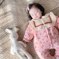 Load image into Gallery viewer, Baby Kid Girls Flower Print Jumpsuits Wholesale 22081178
