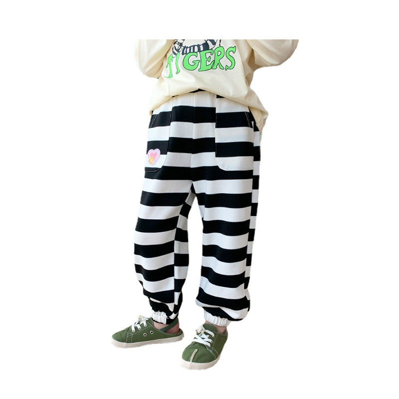 Baby Kid Unisex Striped Pants Wholesale 220812446